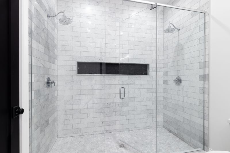 Glass Block Shower Wall